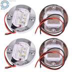 Set of 4 LED Cabin Deck Walkway Lights for Marine Boat (3")