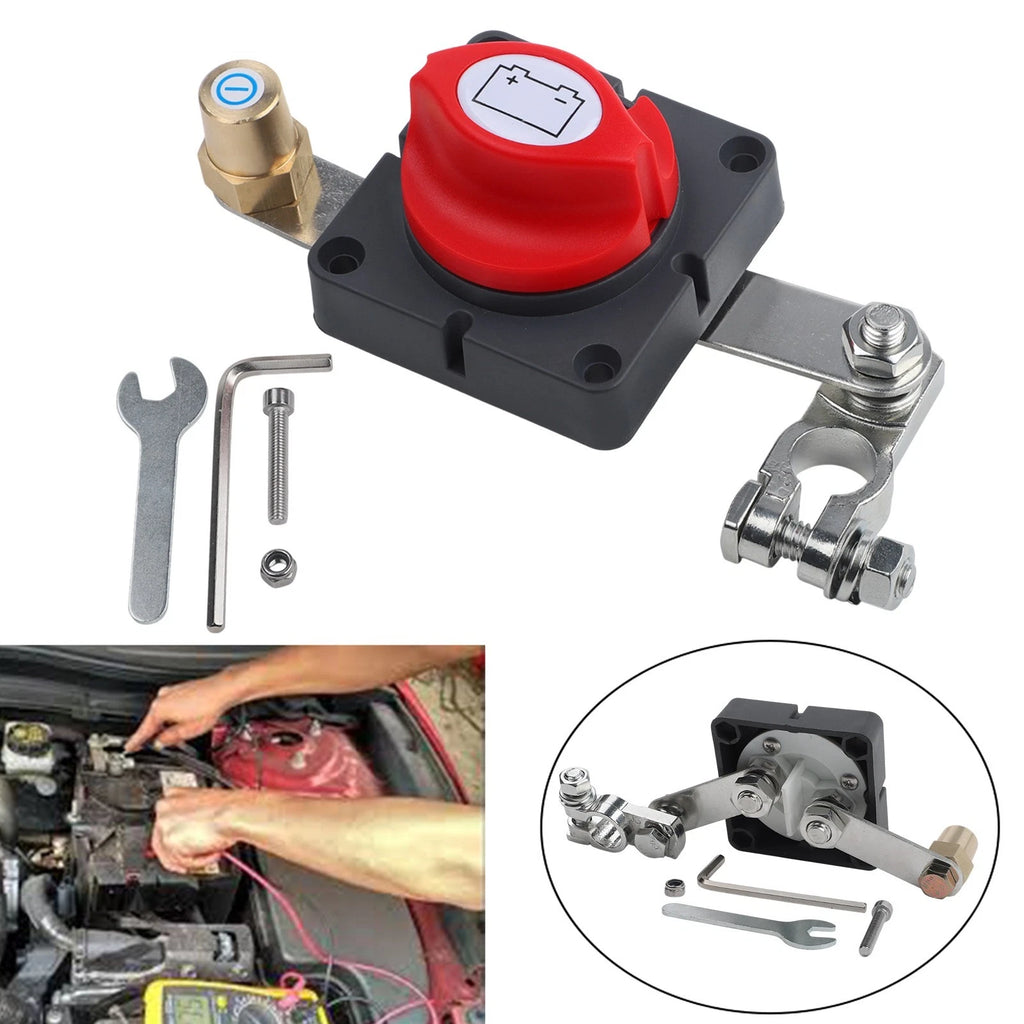 12V 48V Disconnect Switch with Top Post Terminals for RV Boat