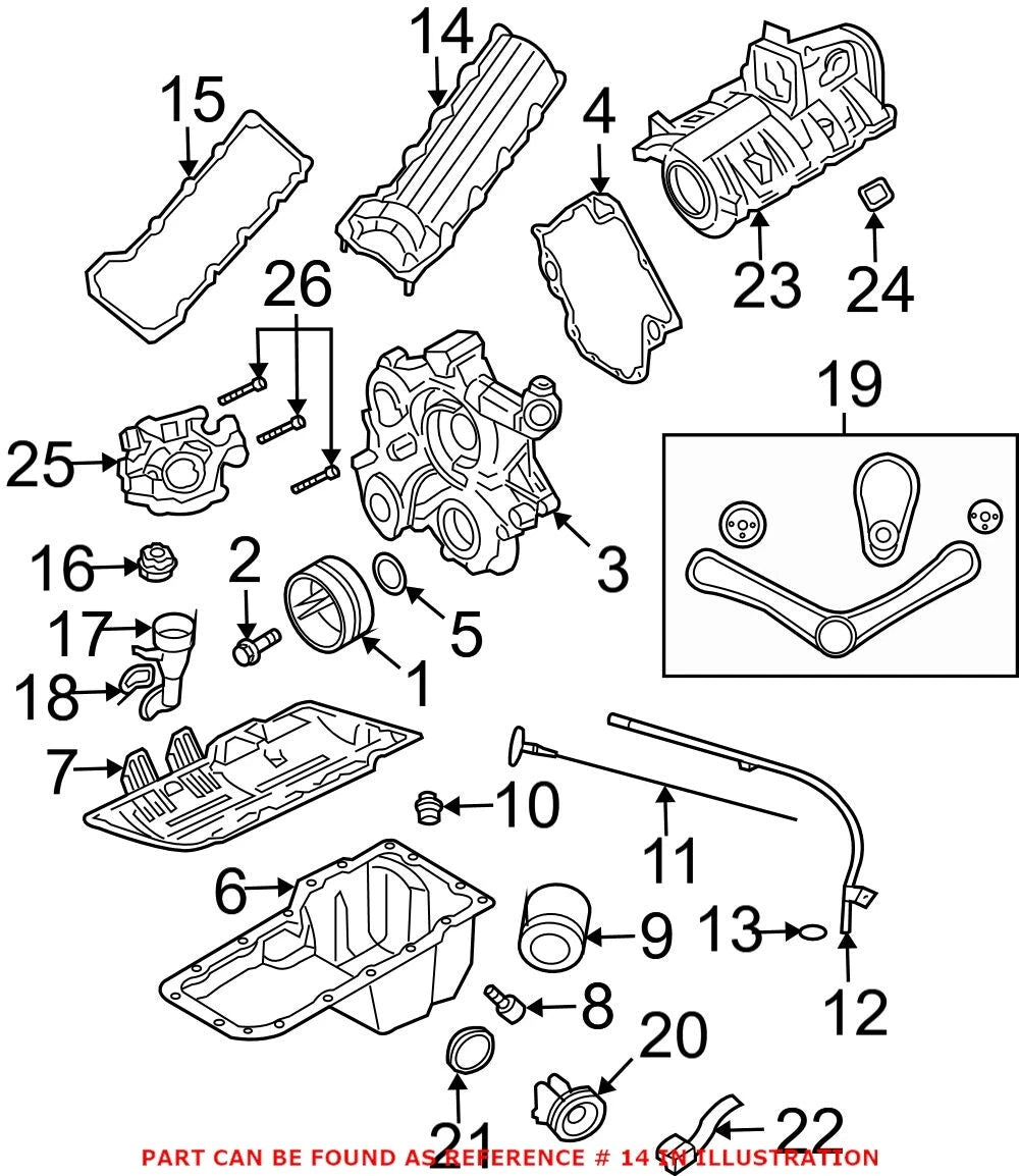 Genuine OEM Engine Valve Cover for Chrysler Dodge Jeep
