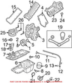 Genuine OEM Engine Valve Cover for Chrysler Dodge Jeep