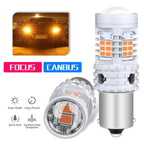 LED Turn Signal Light Bulb BA15S 7506 1156 P21W for Canbus (Amber/Yellow)