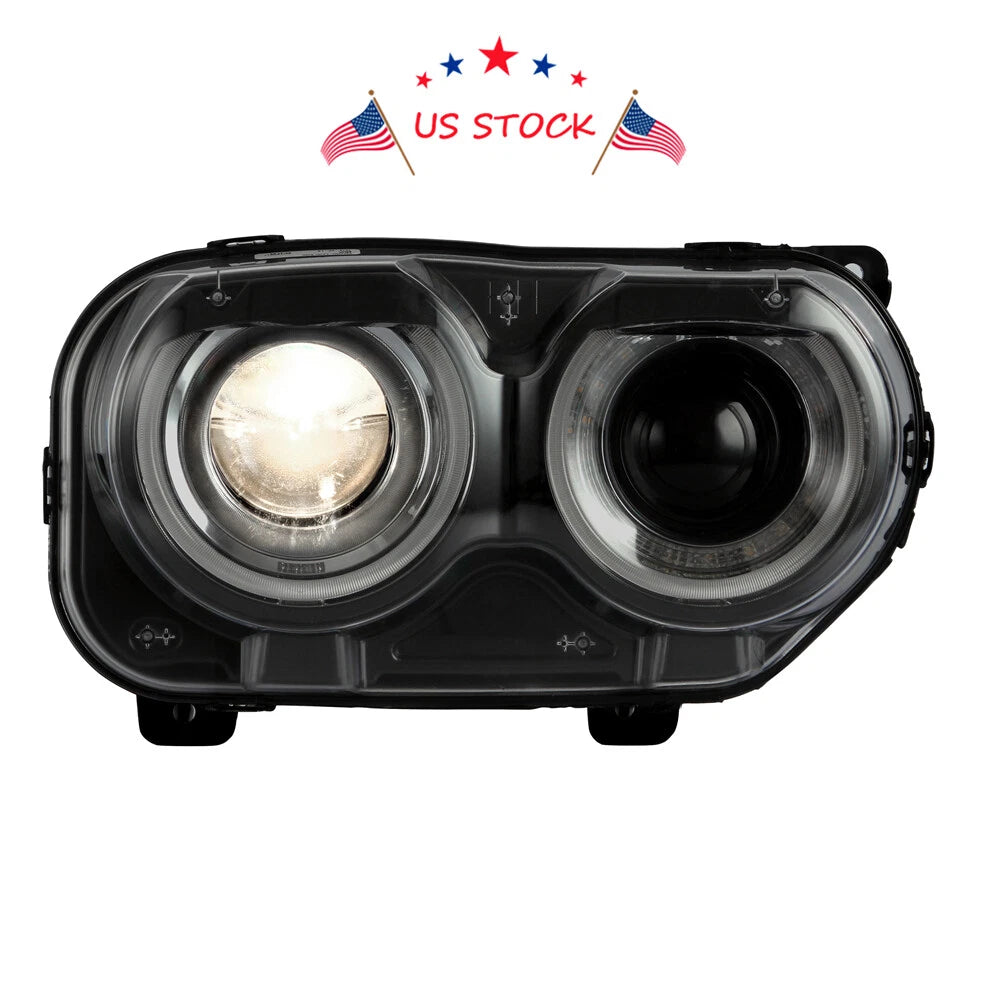 Set of 2 Headlights for Dodge Challenger (2015–2019)
