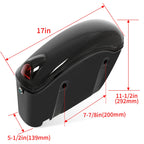 Universal Hard Saddle Bags for Harley Honda Yamaha Cruiser (Motorcycle)