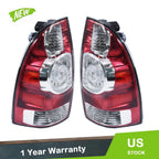 Set of 2 Clear LED Tail Lights for Toyota Tacoma (2005–2015)