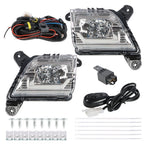 Clear Front Bumper Fog Lights for Chevy Silverado 1500 (2019–2020)