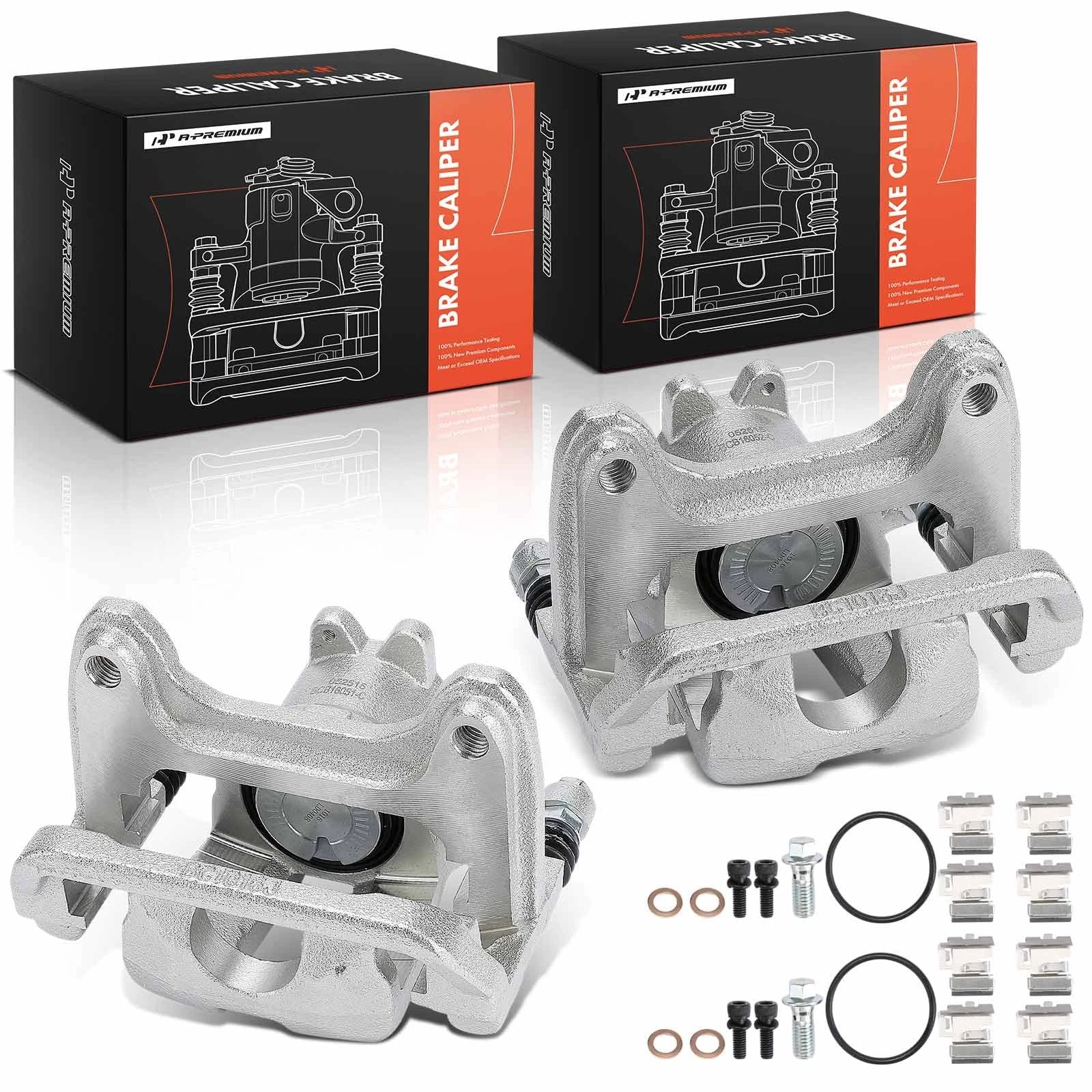 Pair Rear Brake Calipers for Chevy Tahoe GMC Yukon Escalade (2021–2025)