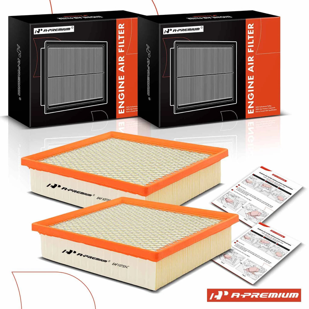 2X Engine Air Filter for Toyota Camry Highlander Lexus RX350 (2018–2023)