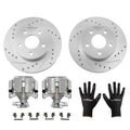Rear Brake Rotors and Calipers Kit for Chevrolet Cobalt/HHR (2005–2010)