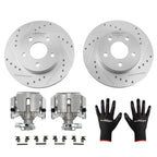 Rear Brake Rotors and Calipers Kit for Chevrolet Cobalt/HHR (2005–2010)