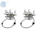 Set of 2 Front Wheel Bearing Hubs for Chevy Silverado 1500 (2007–2018)