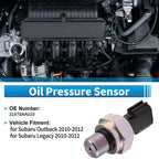 1 pcs Engine Oil Pressure Sensor No.31878AA010 for Subaru Outback (2010–2012)