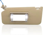 Beige Left Driver Side Sun Visor w/LED Lights for Honda Accord (2008–2017)