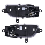 Door Handle Inner 2 x Chrome FrontRear LeftRight for Nissan Altima (2013–2017)