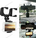 Phone Holder Rear-view Mirror Mount 360�� Rotation for Car Truck Smartphone