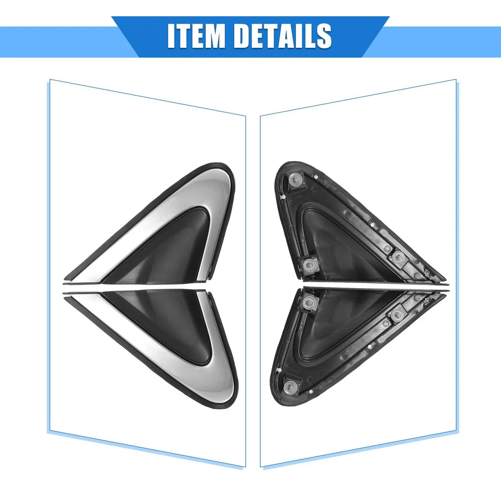 2 x Car Front Left Right Door Mirror Flag Covers for Honda CR-V (2012-2016)