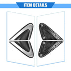 2 x Car Front Left Right Door Mirror Flag Covers for Honda CR-V (2012-2016)