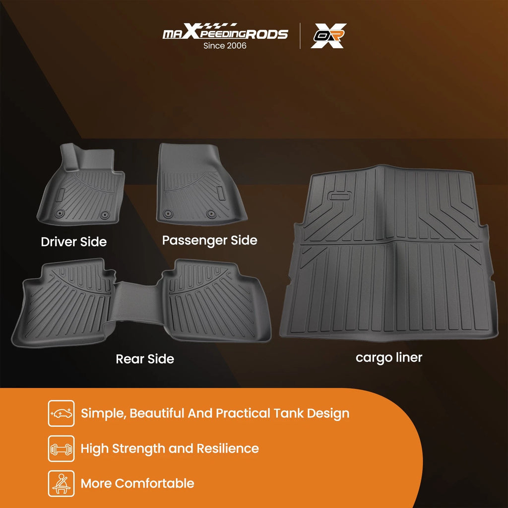 Carpet Floor Mat Set for Mazda CX-50 (2023–2025) Waterproof TPE All Weather