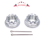 Set of 2 Rear Axle Nuts for Honda TRX450S TRX450ES (1998–2001)