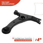 6x Front Lower Control Arm w/ Ball Joint & Tie Rod End for Toyota Corolla (2003–2008)