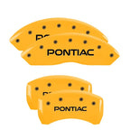 Set of 4 Caliper Covers Yellow for 2006-2009 Pontiac Solstice by MGP