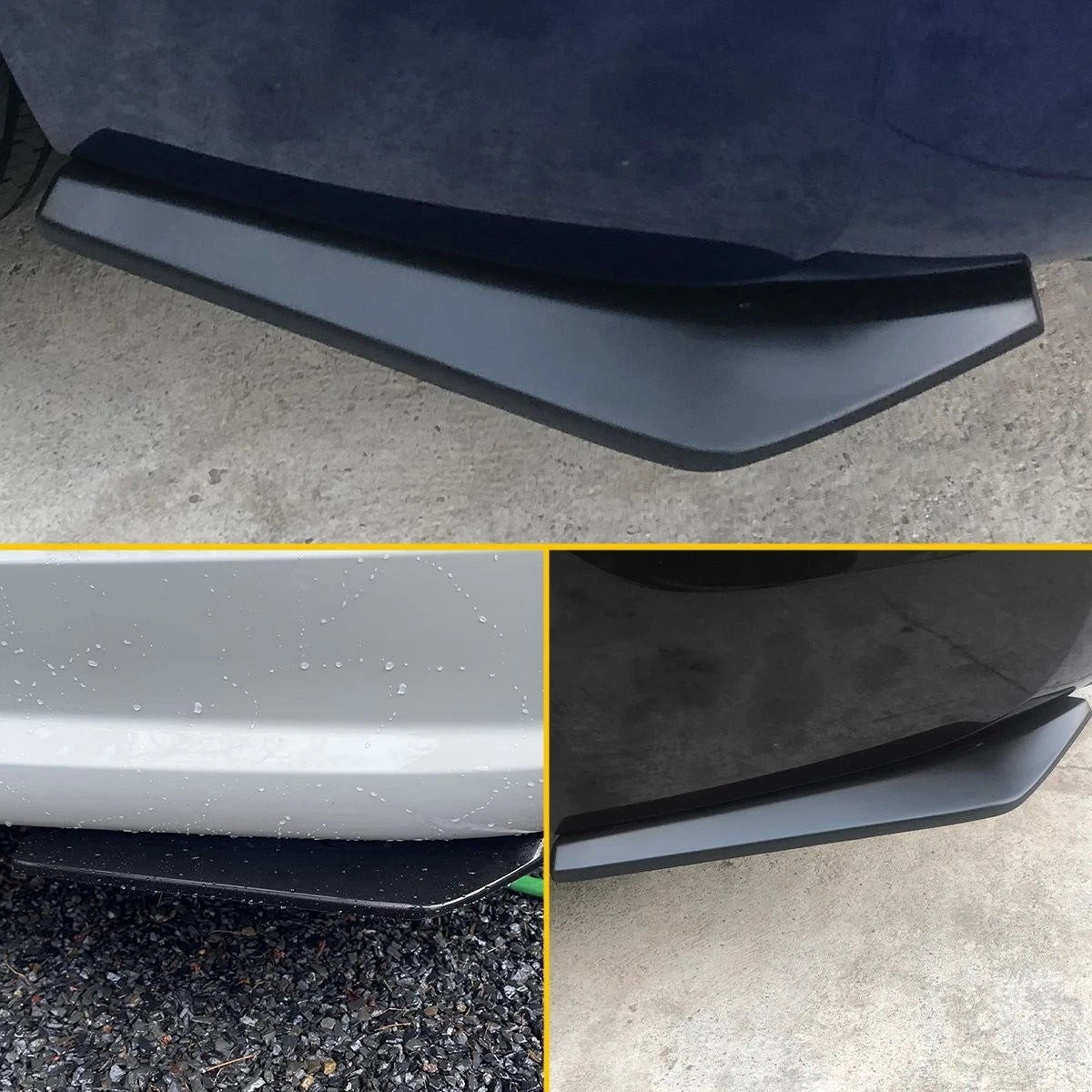 Rear Lip Bumper Splitter Diffuser Canard Spoiler for Dodge Charger SXT