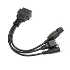 OBD2 Diagnostic Adapter Connector for Yamaha Motorcycle (3 Pin, 4 Pin)