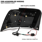 LED Tail Lights for Ford Mustang (1999-2004) Sequential Signal Black