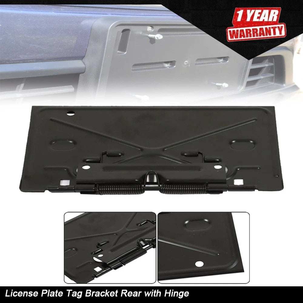 License Plate Tag Rear Bracket with Hinge for Chevelle Monte Carlo Impala (1968–1972)