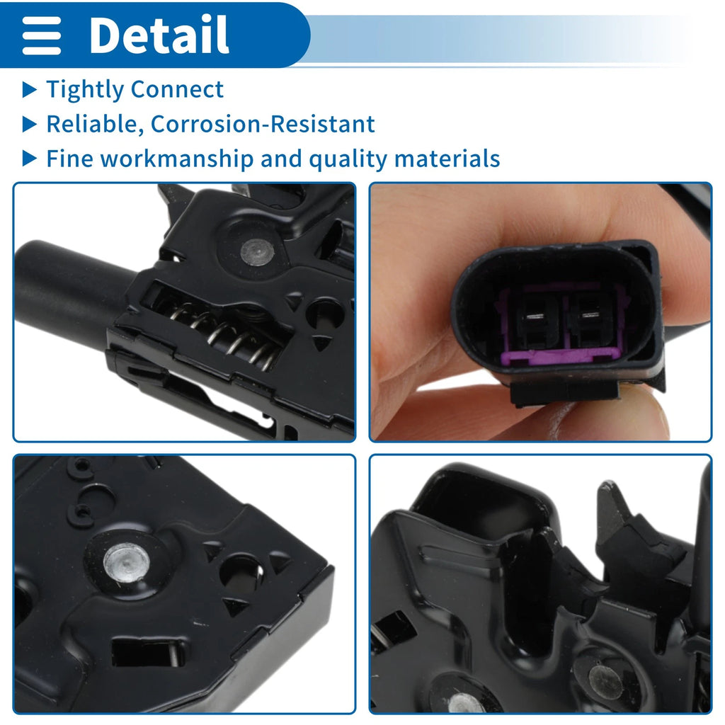 Hood Latch Assembly for Audi Q3 (2011–2018) No. 8U0823509/8U0823509A