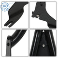 22 Inch Black Backrest Sissy Bar for CVO Road Glide Road King Street Glide