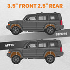 Lift Kit Spacer Set for GMC Envoy, Chevy Trailblazer (2002–2009)