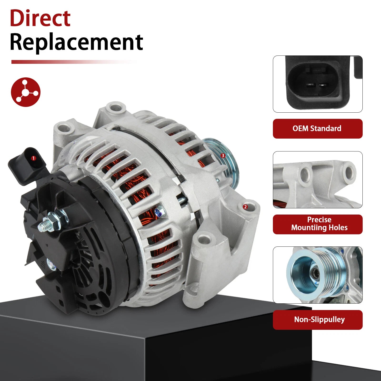 Alternator for Mercedes Benz C230 (2006-2009)