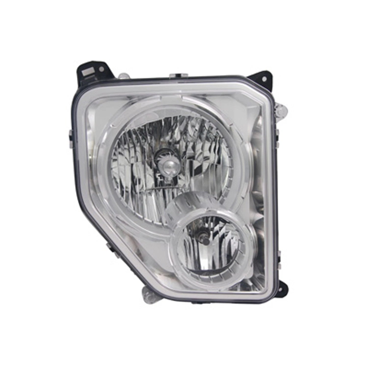 Replacement Chrome Passenger Side Head Light Assembly w/Fog Lights
