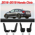 Set of 4 Mud Flaps Splash Guards for Honda Civic (2016–2021)