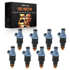 Set of 8 Fuel Injectors for Ford E-350 (1991–1996)