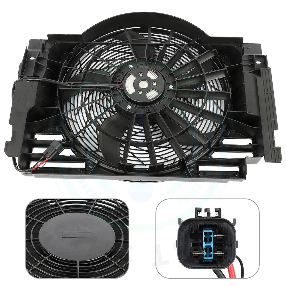 A/C Condenser Cooling Fan Assembly for BMW X5 (2000–2006)