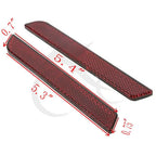 Saddlebag Latches with Red Reflectors for Harley Touring Road King Glide (1994–2013)