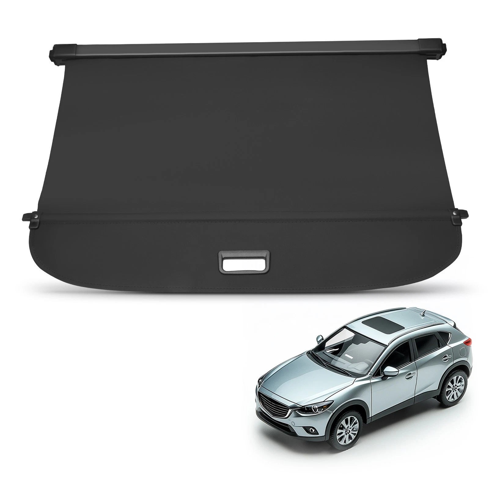 Black Storage Shield for Mazda CX50 (2023–2025) Retractable Cargo Cover