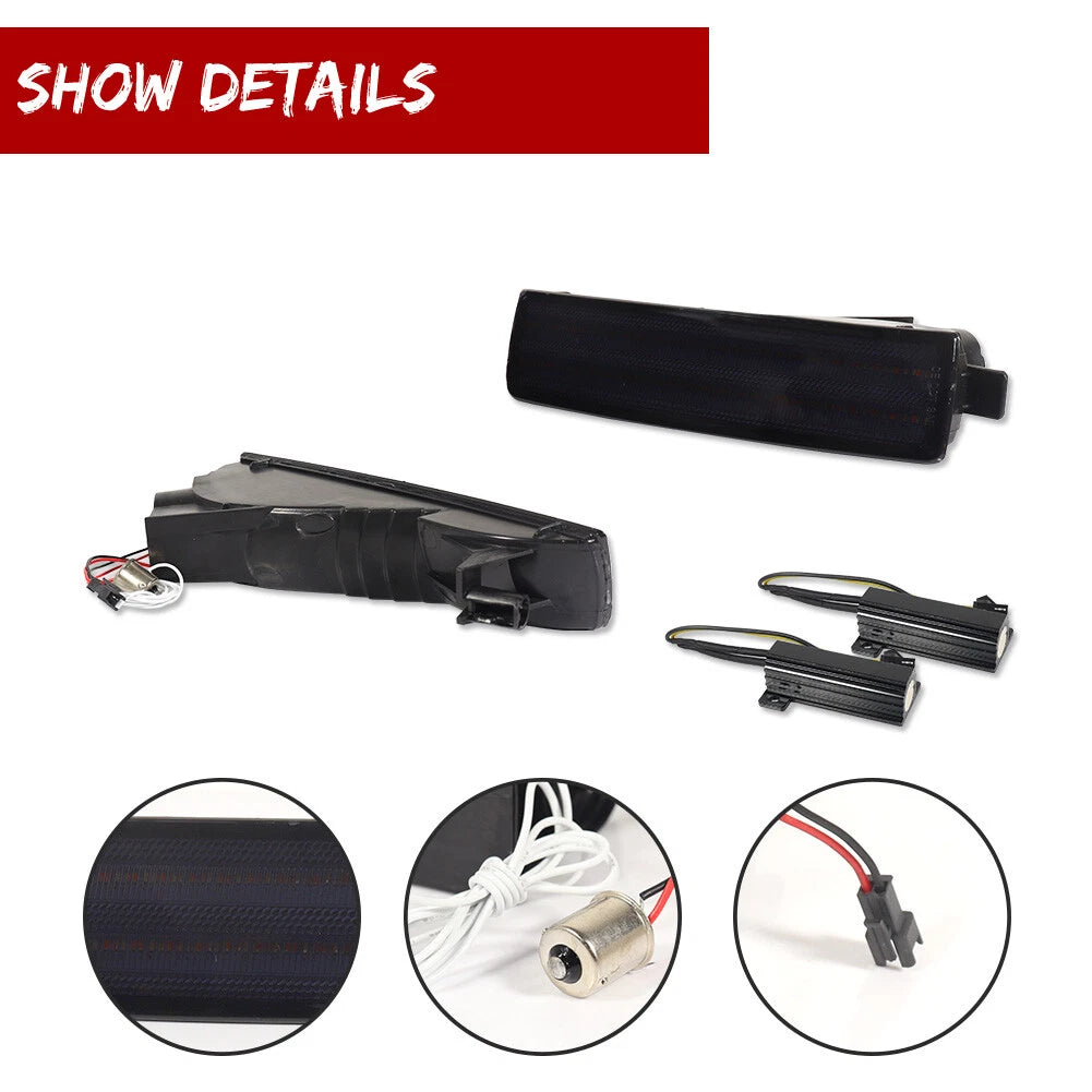Smoke LED Front Bumper Signal Lamp for Honda Prelude (1997–2001)