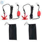 2 Pack Folding Anchor Set for Grapnel Boat Marine Kayak (0.7KG)