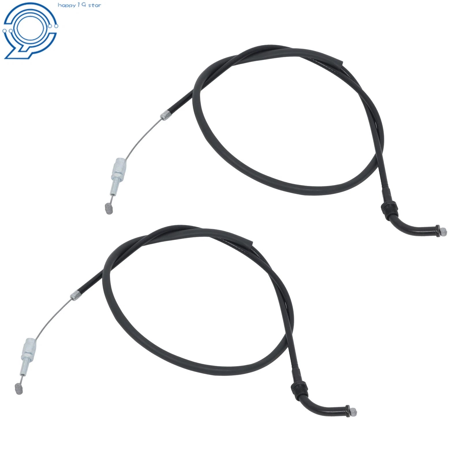 2 Throttle Cables for Honda CB1000C CB1000R CB650 CB650C CB750 CB750A (1983–1986)