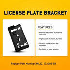 Front Bumper License Plate Bracket for Ford F-150 (2021–2023) ML3Z-17A385-BB