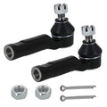 2PC Front Outer Suspension Tie Rod End for Tacoma (2005–2023), FJ Cruiser (2010–2014)