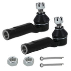 2PC Front Outer Suspension Tie Rod End for Tacoma (2005–2023), FJ Cruiser (2010–2014)