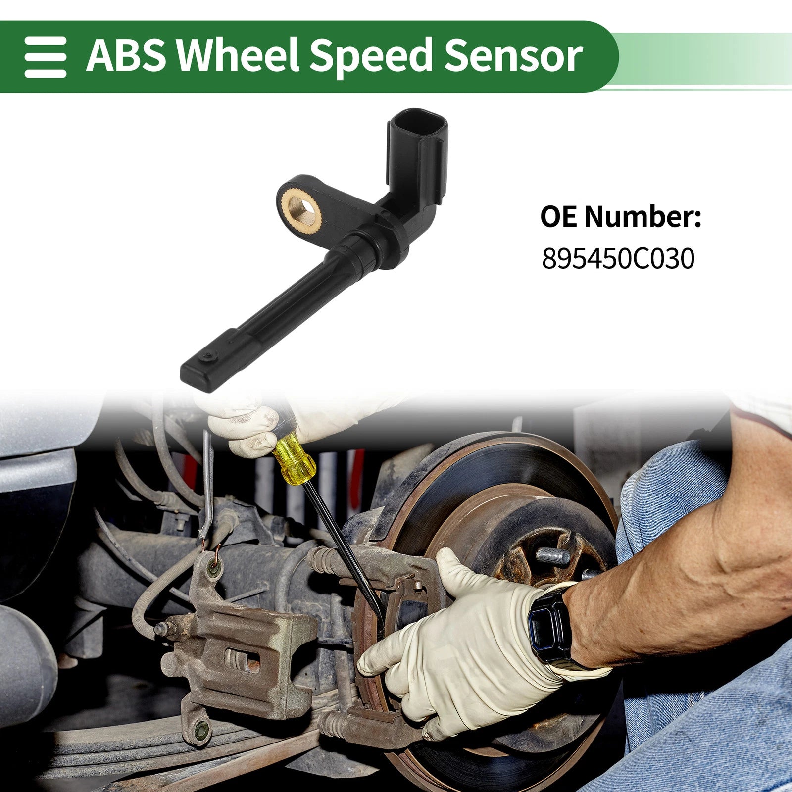 ABS Wheel Speed Sensor No. 895450C030 for Toyota Sequoia (2001–2022)