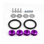 JDM Aluminum Quick Release Fastener Kit for Racing Car