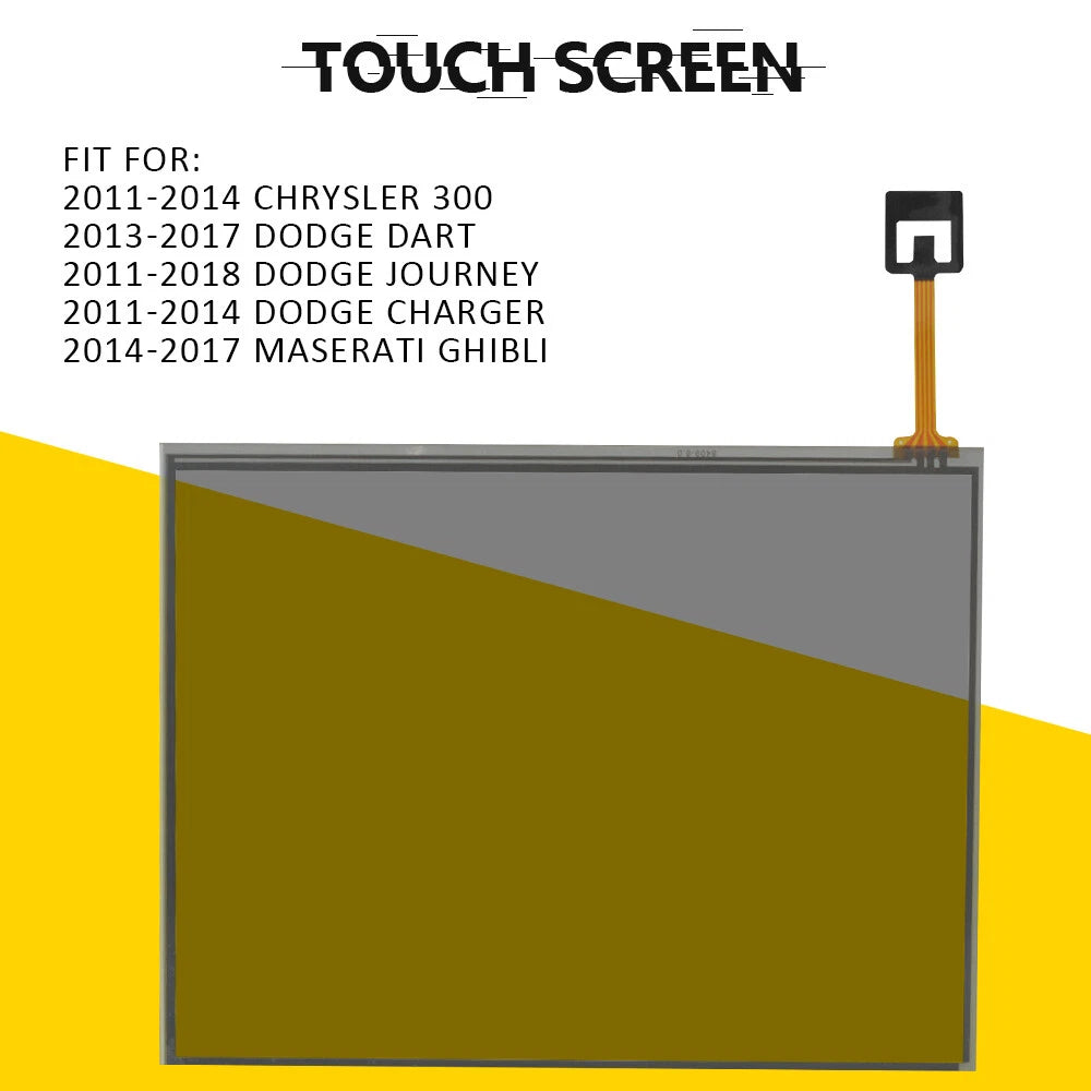 8" Touch Screen Glass Digitizer for Chrysler Dodge Ghibli (2014–2018)