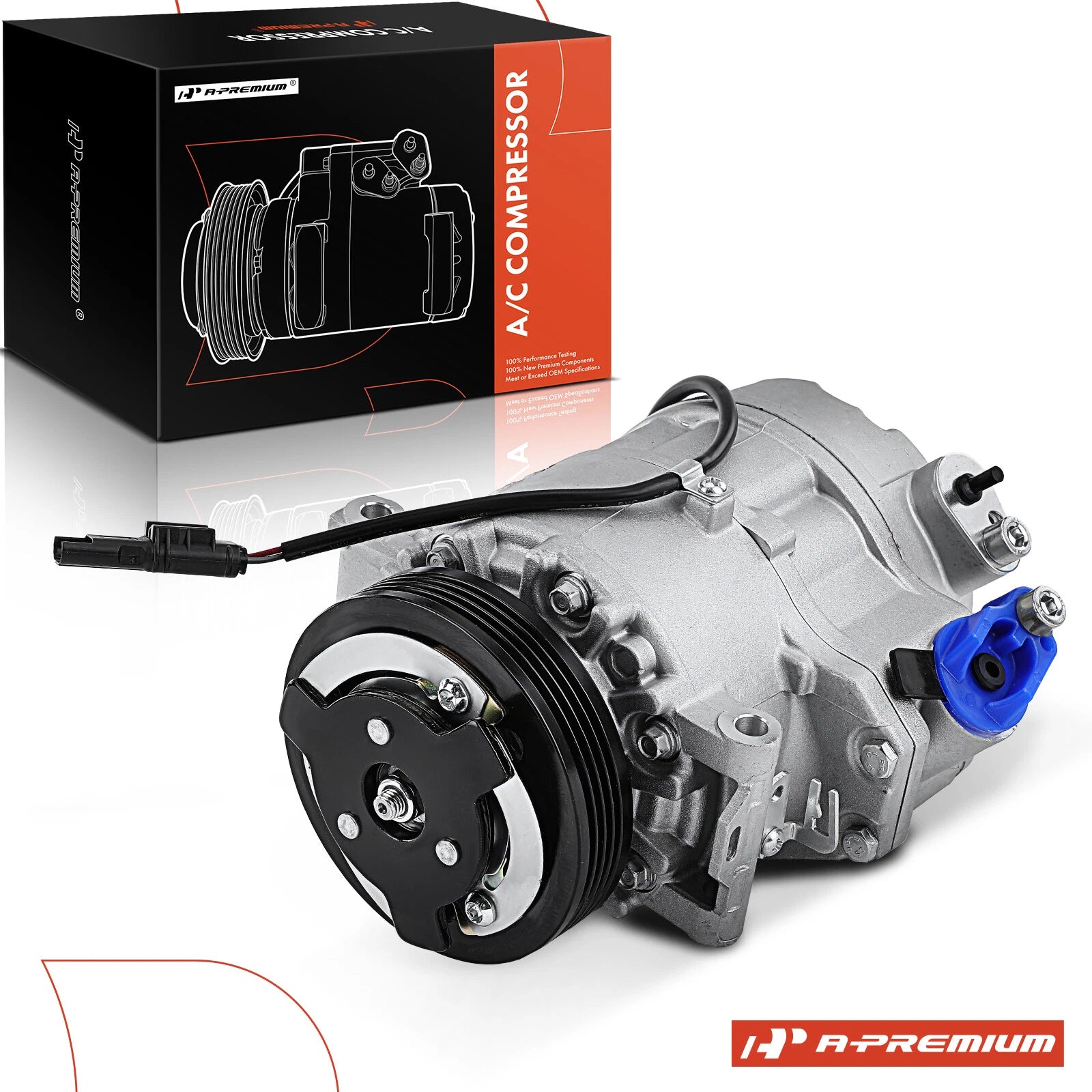 A/C Compressor with Clutch for BMW X5 (2007–2013)