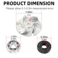 Water Pump Impeller & Gasket Seal Kit for Polaris Scrambler 400 (1995–2002)