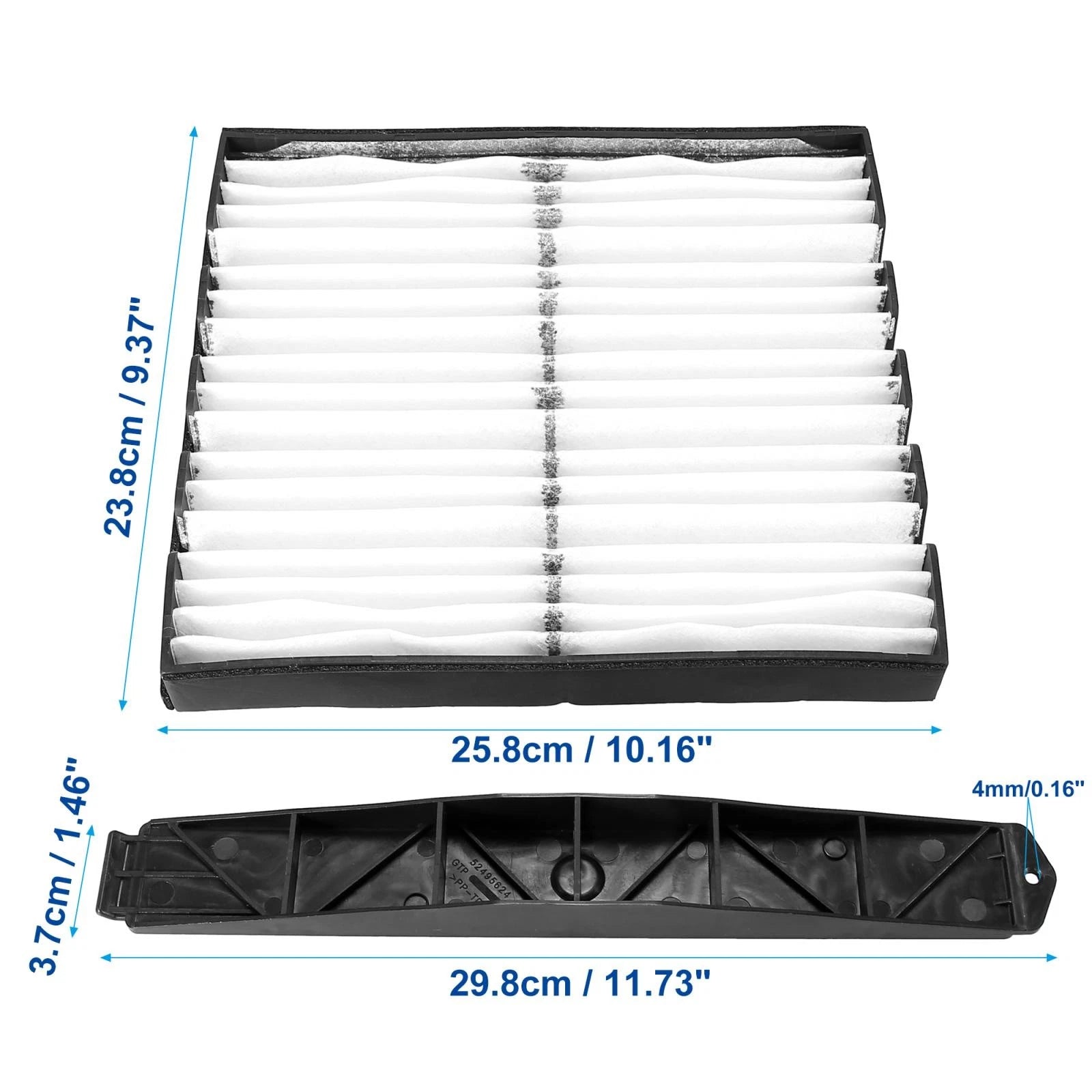 Cabin Air Filter Retrofit Kit for Chevy Silverado, GMC Yukon (22759208)